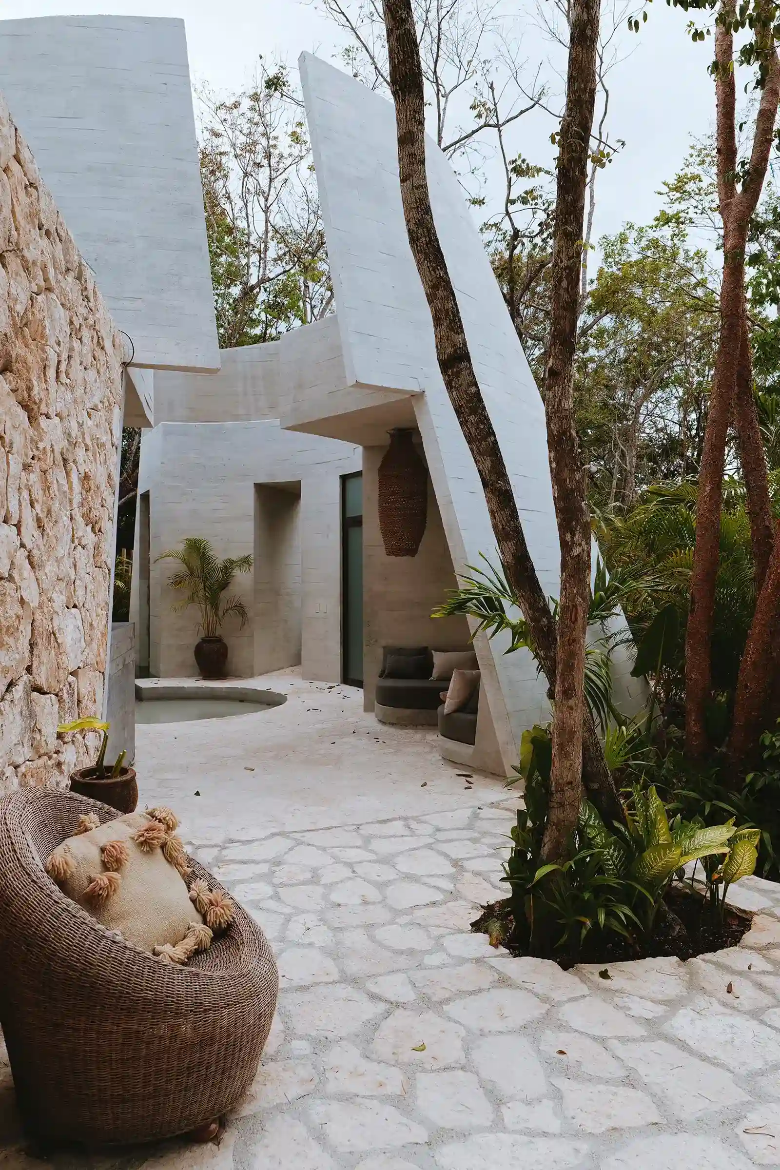 pared-blanca-muro-piedra-arboles