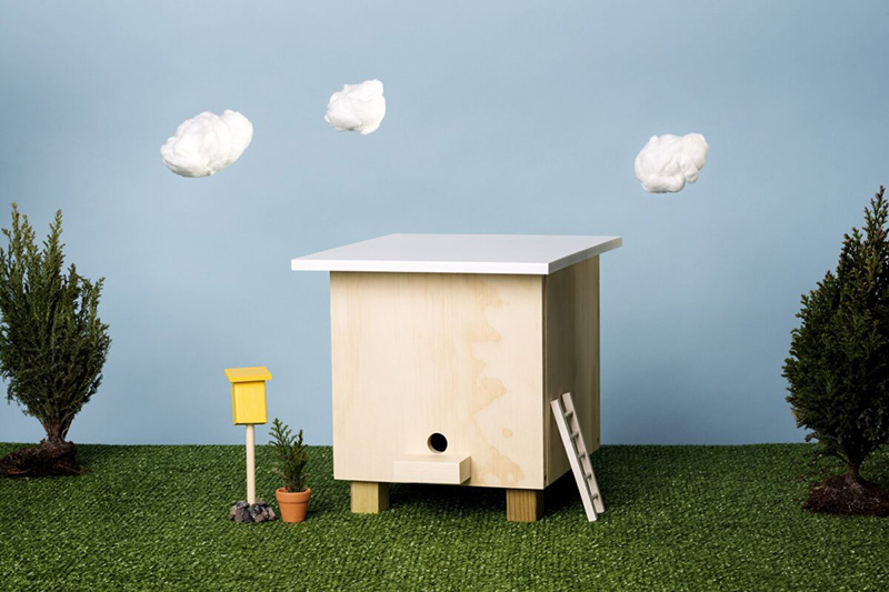 Bilde av en humlekasse