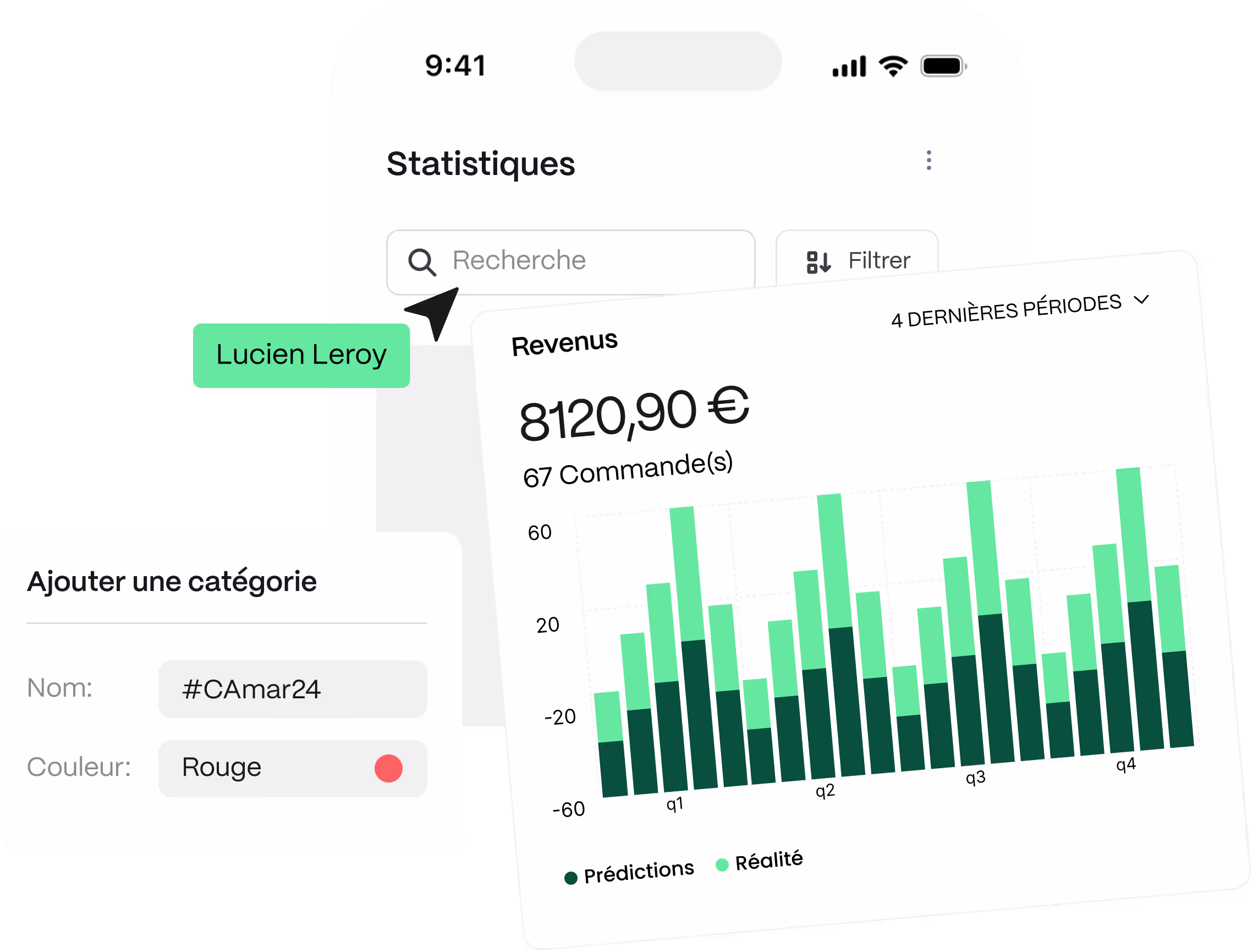 Mise en situation de la visualisation des flux de trésorerie