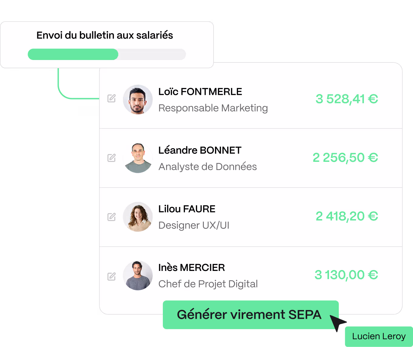 Mise en situation de la synchronisation bancaire