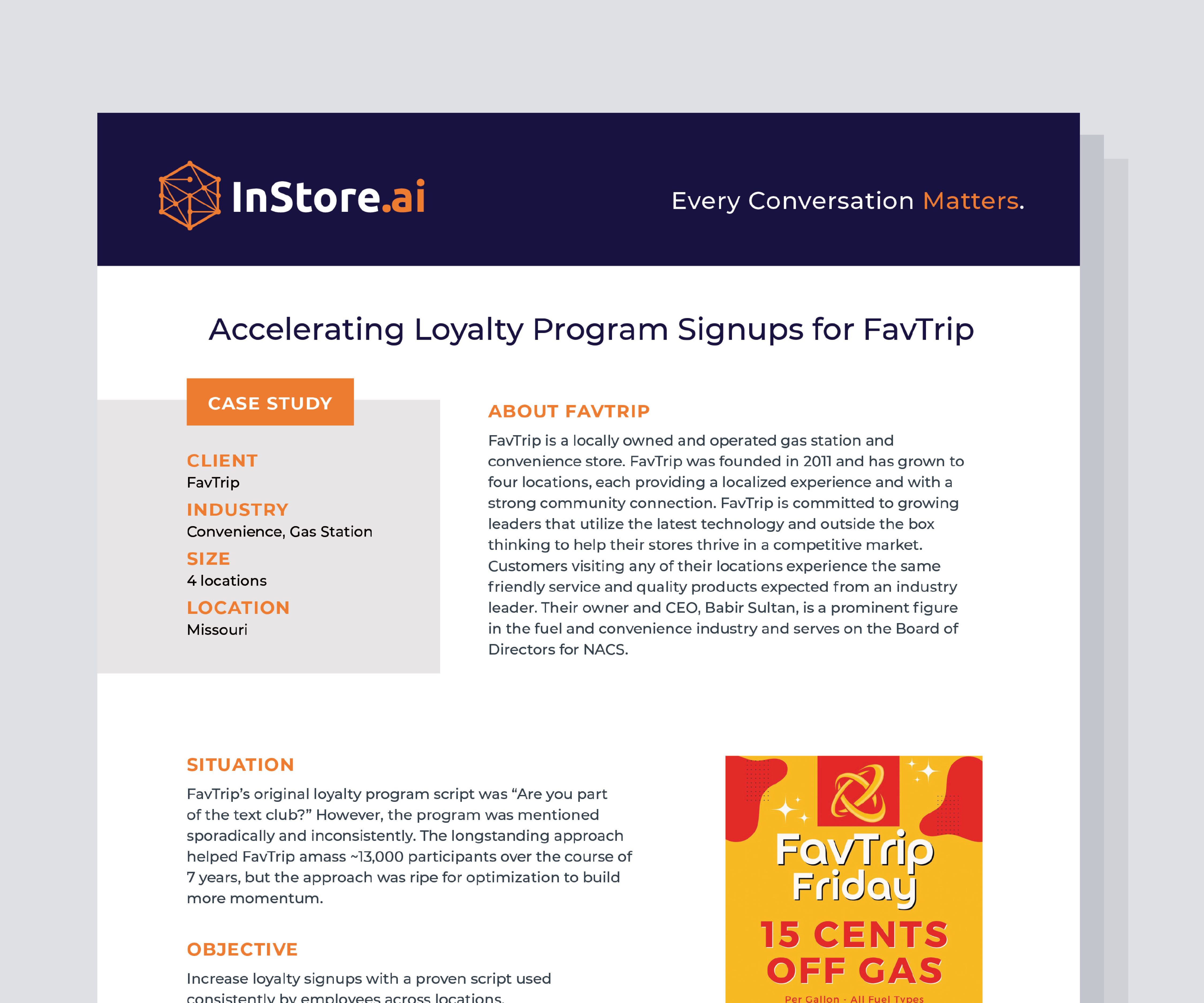 Accelerating Loyalty Program Signups for FavTrip
