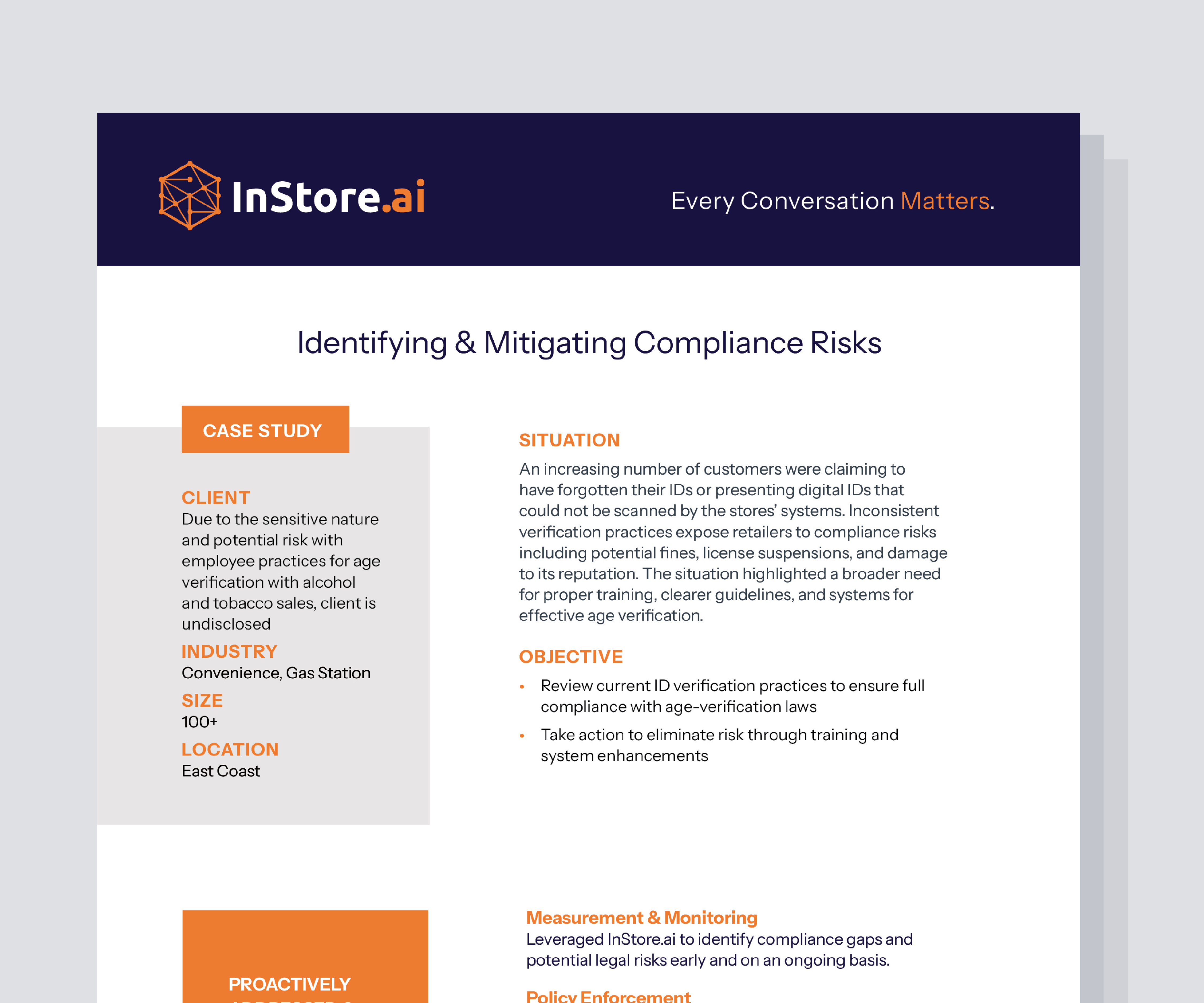 Identifying and Mitigating Compliance Risks