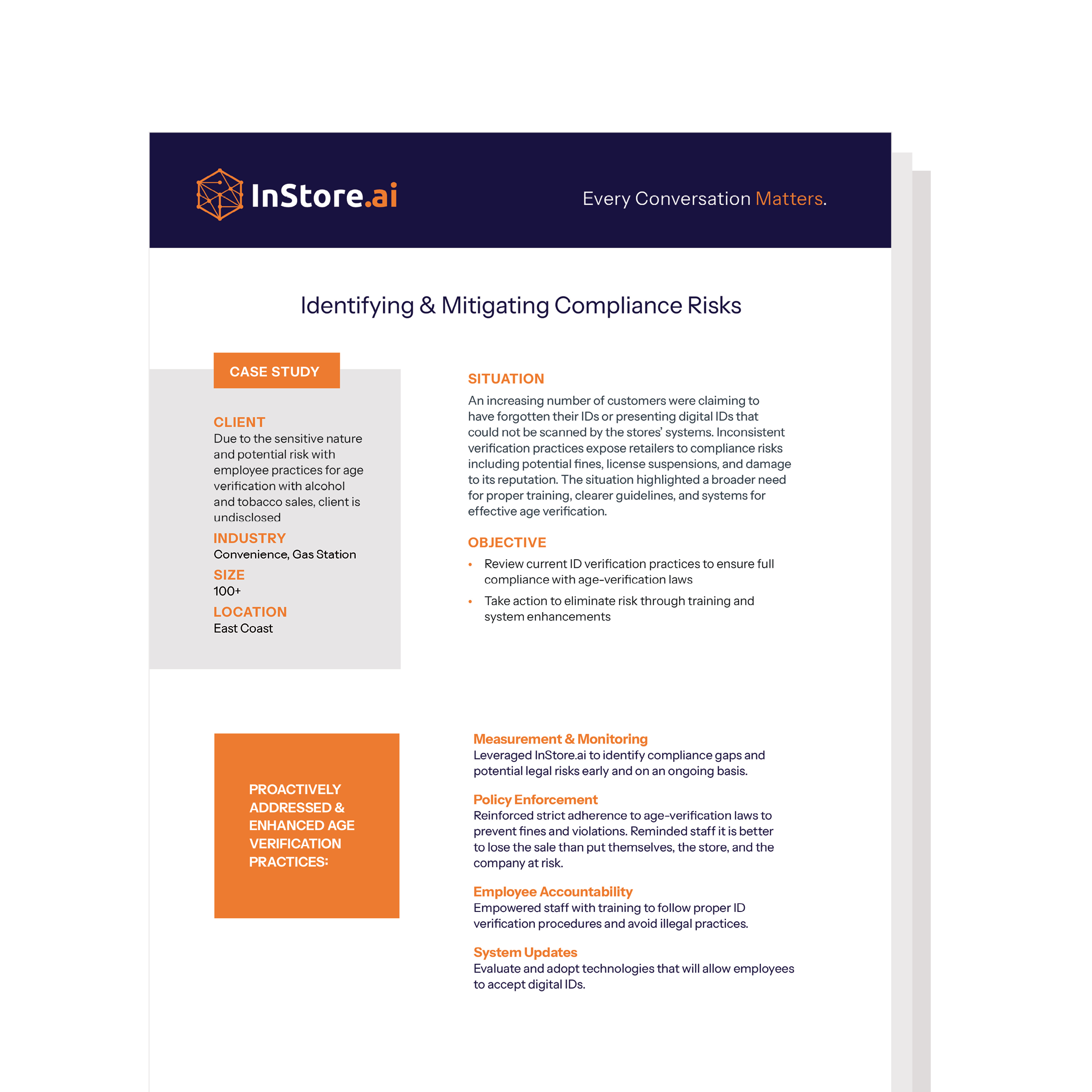 Identifying and Mitigating Compliance Risks