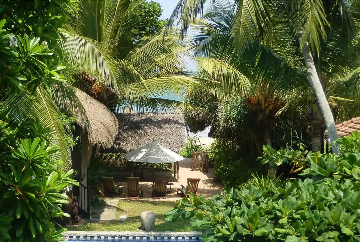 Ayurveda Shunyata Villa – Palmen und Strand