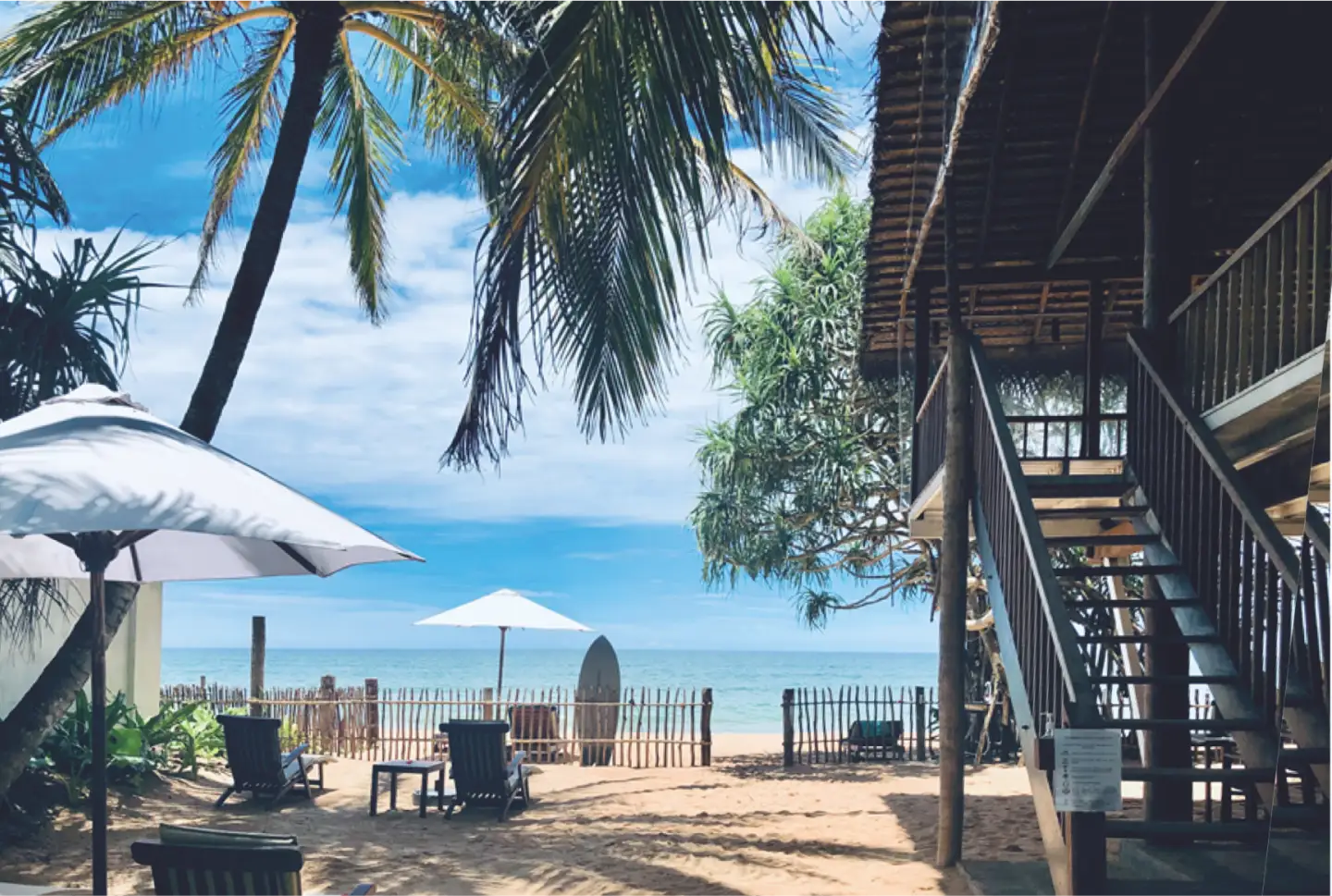 Ayurveda Shunyata Villa – Blick auf Strand