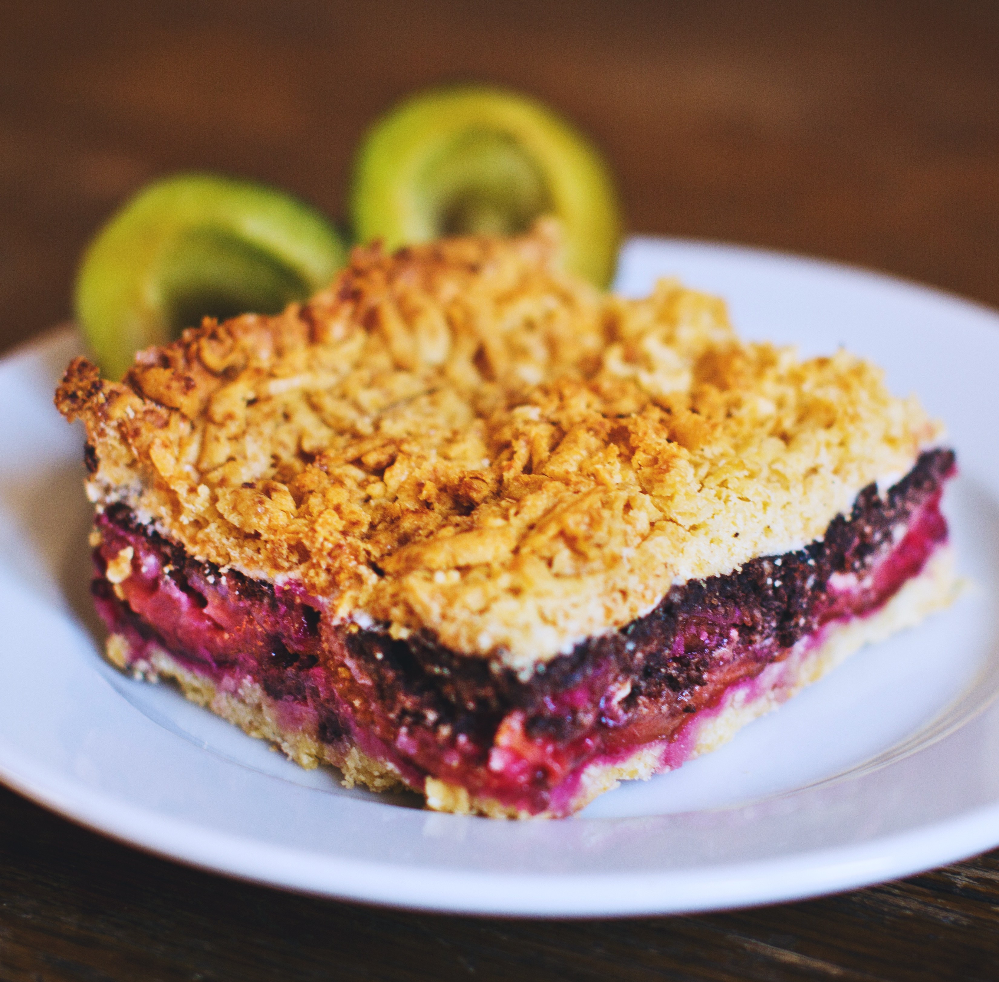 Apple and Banana Crumble