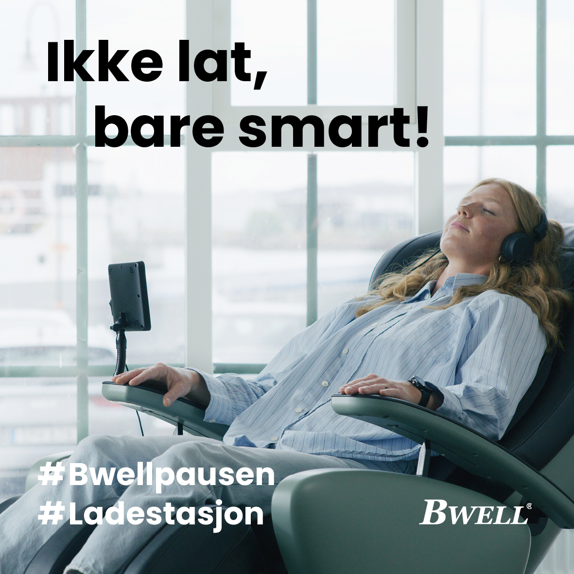 Jente i en Bwell Pause