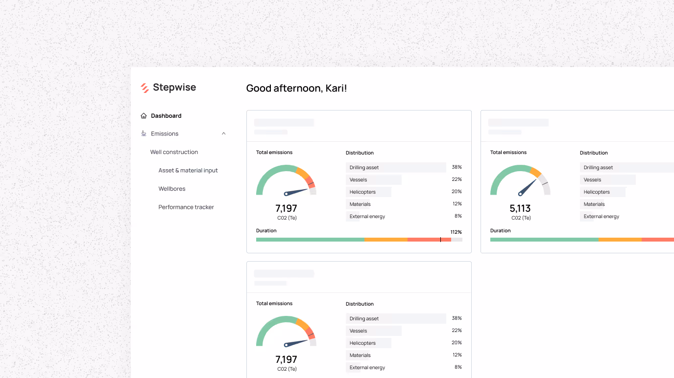 Stepwise UI