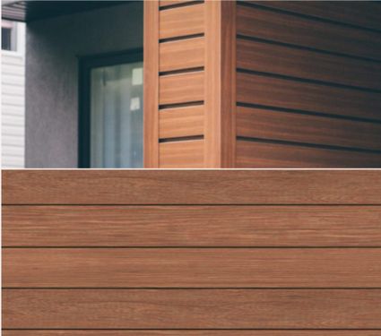 Revêtement d'acier sur une maison