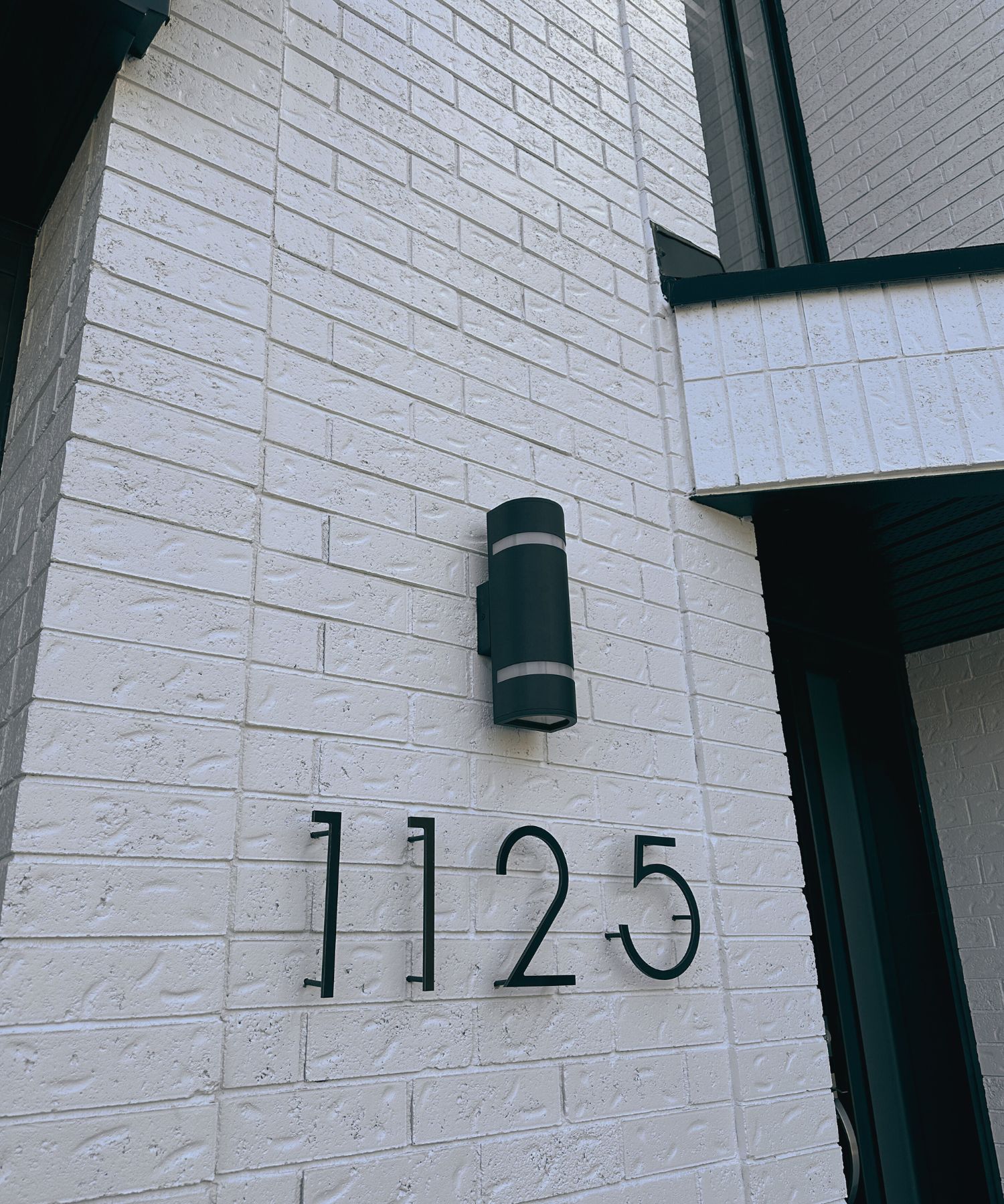 Brique teinture blanche style farmhouse