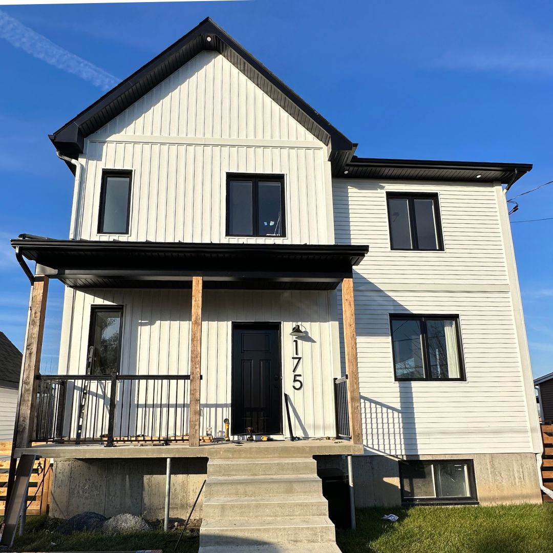 Maison farmhouse vue de face