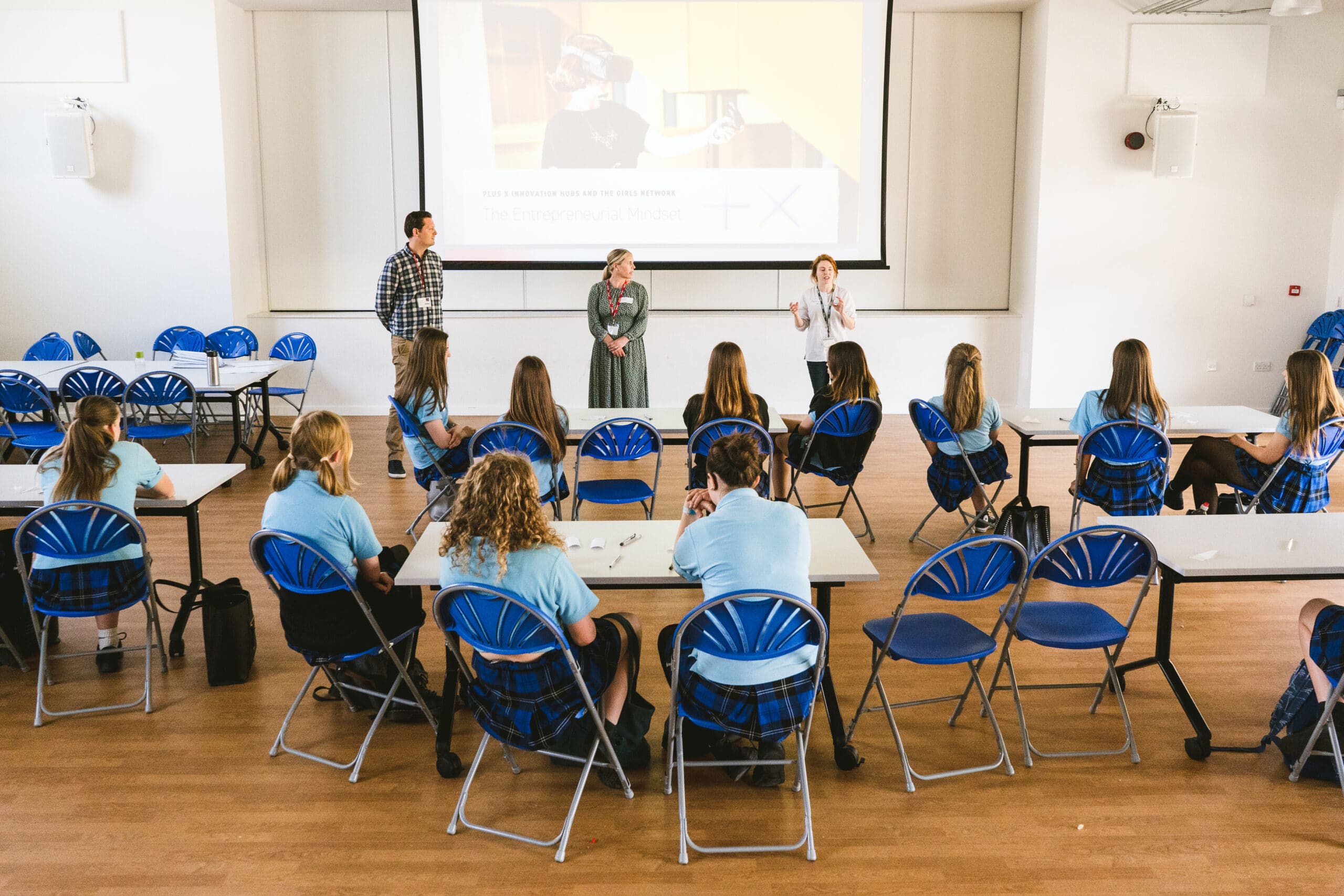 Plus X workshop with the Girls Network for a local Brighton group of school children