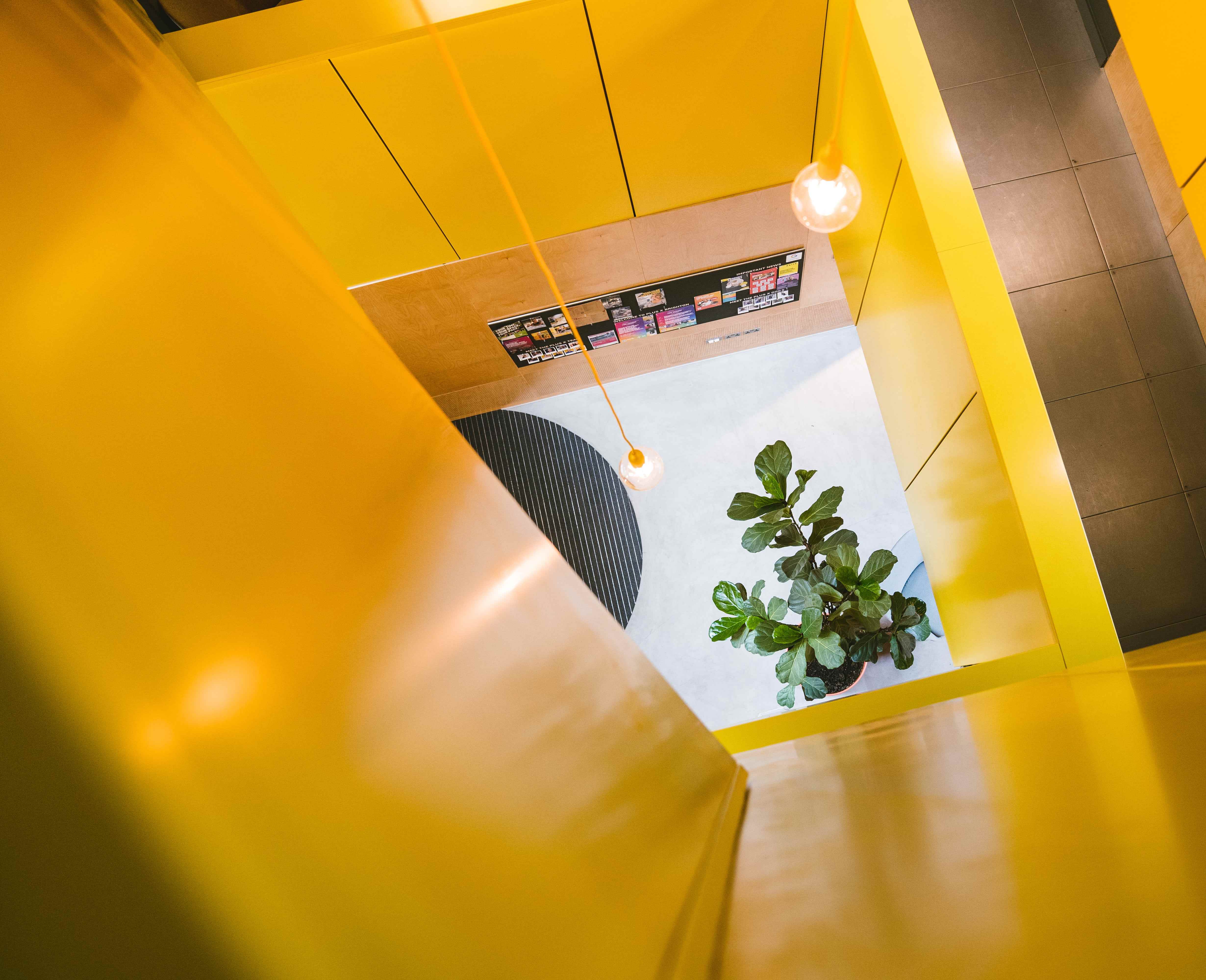 Plus X Brighton reception from above