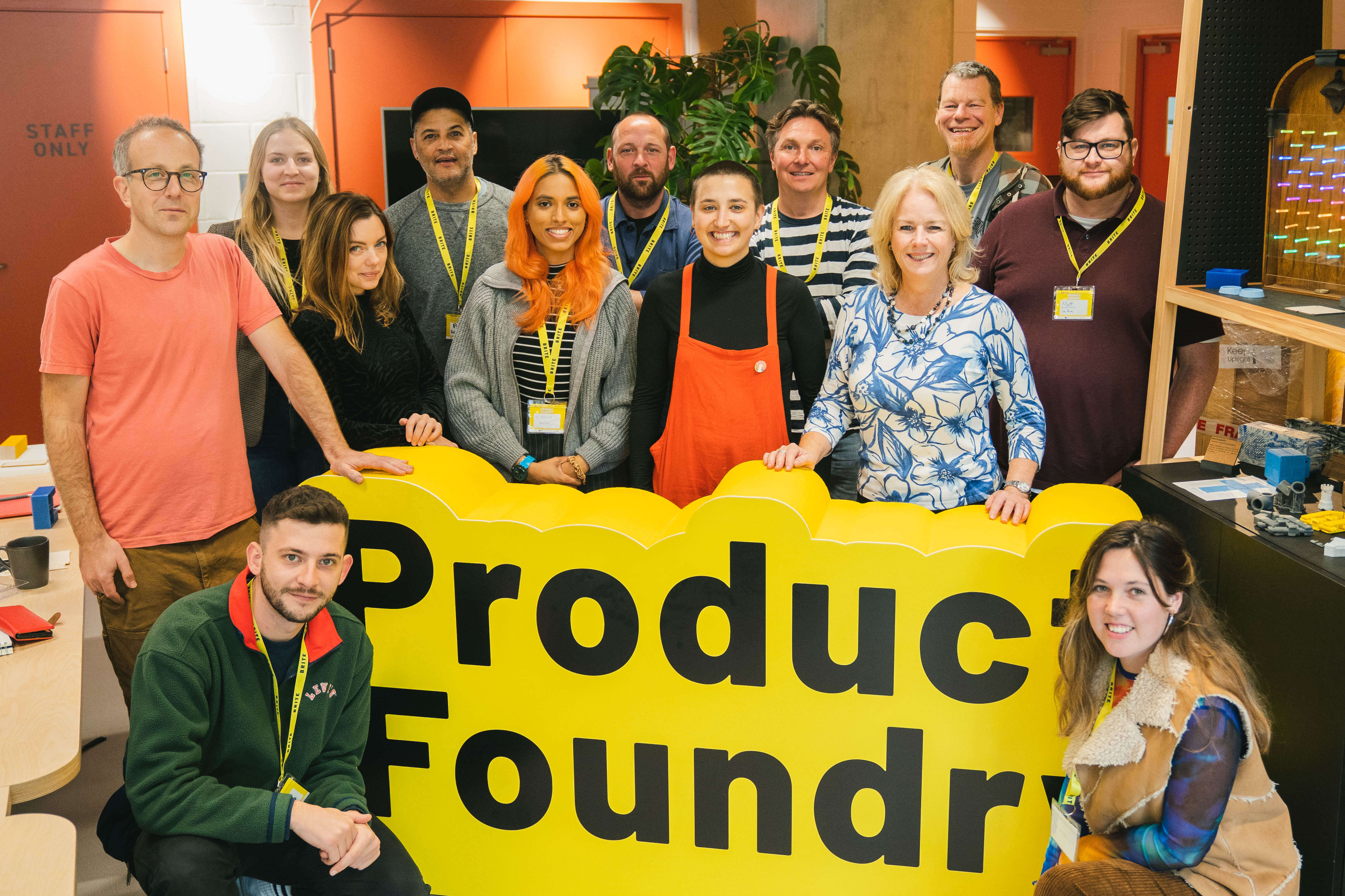 Product Foundry Cohort Two in the Plus X Innovation Brighton Workshop