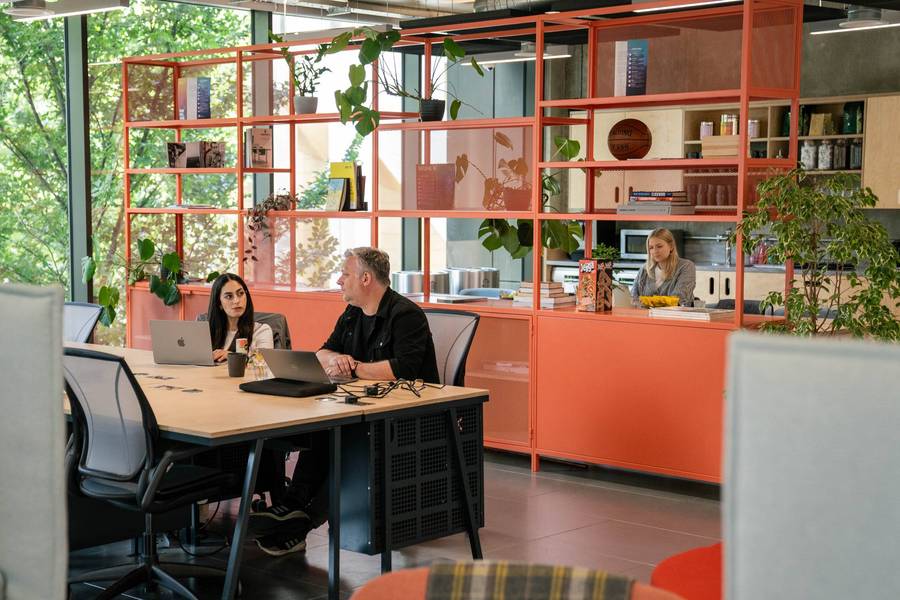 Members connecting at Plus X Innovation Brighton