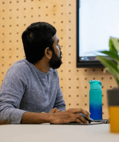 A meeting room at Plus X Innovation Brighton 