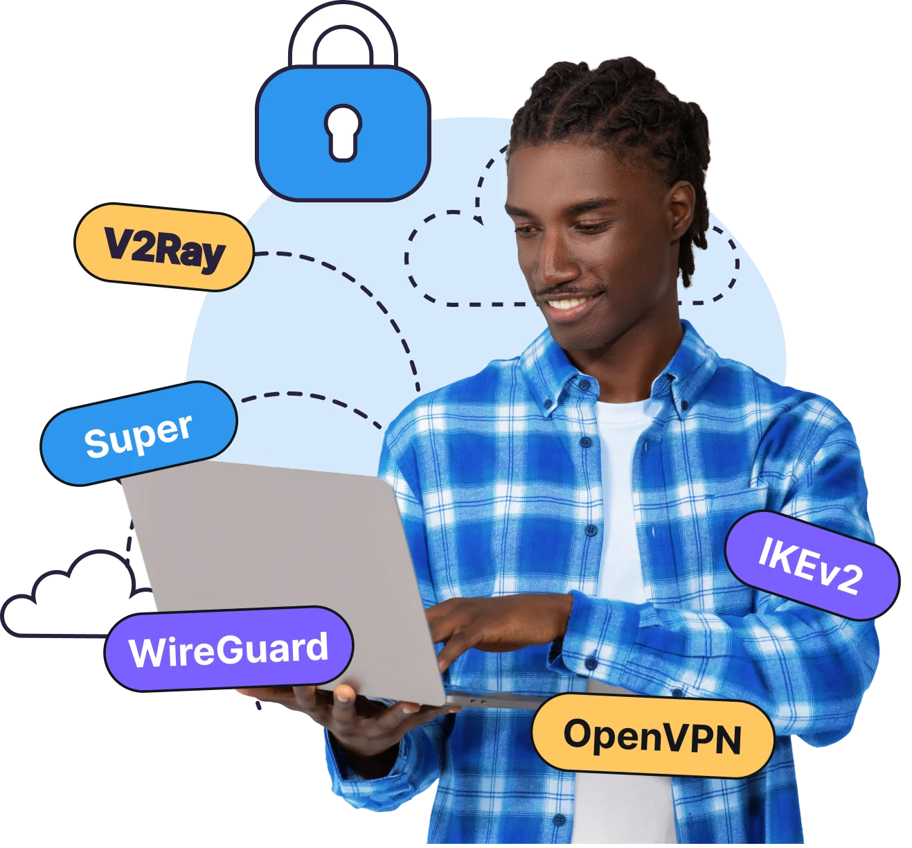 Protocol hero background