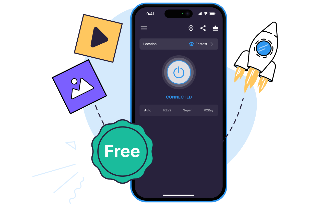 Download the fastest free VPN app
