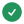 Green circle with a black check mark inside.