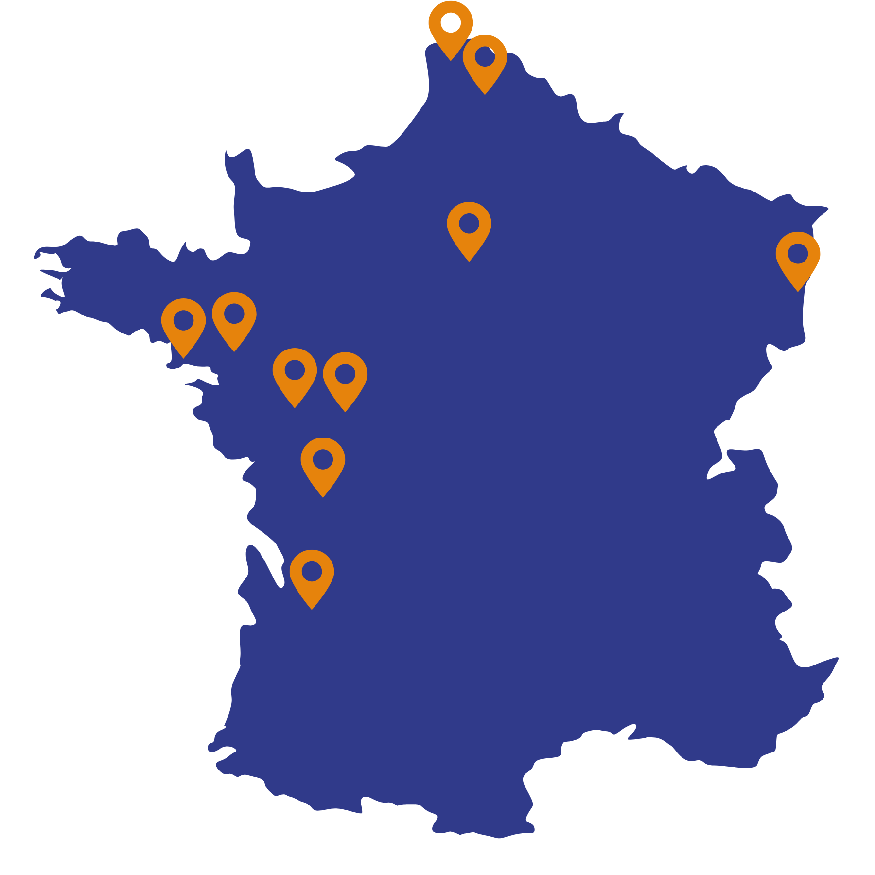 Répartition du réseau SATEP