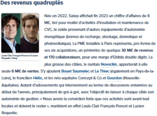 SATEP lève 25M€ et accélère son développement