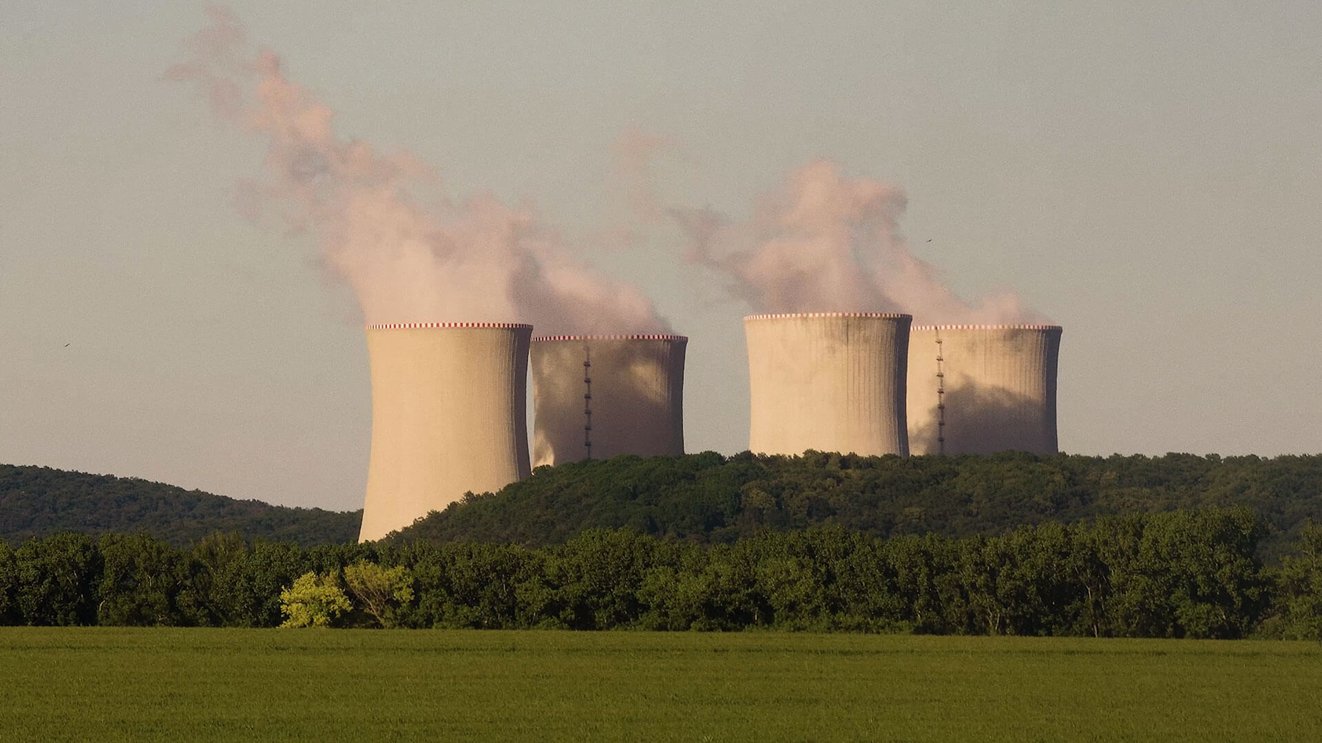 A nuclear plant