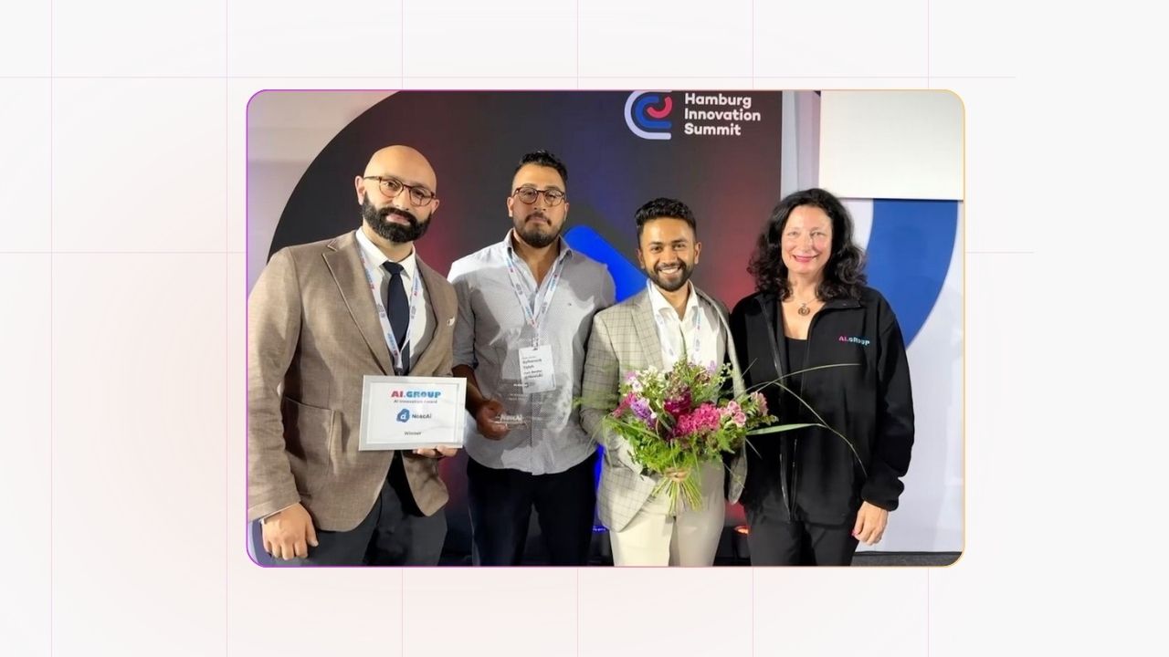 Vom Norden in die Zukunft: NoscAI gewinnt den AI Innovation Award beim HHIS 2025