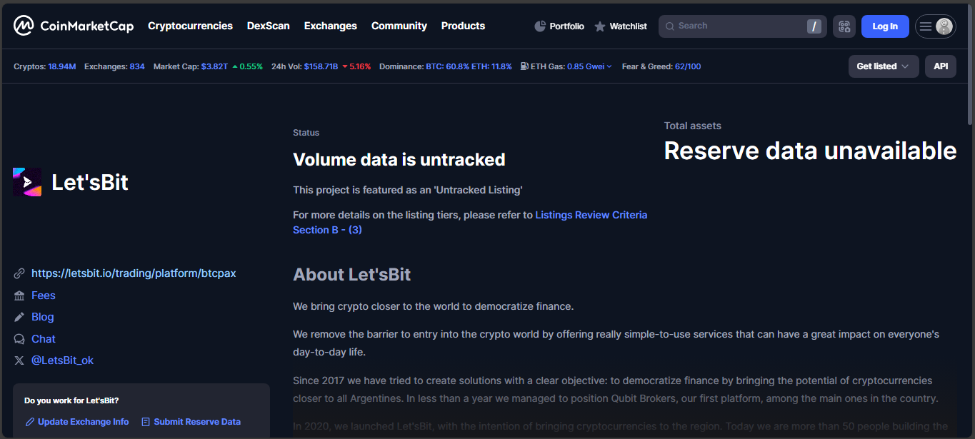 Let’sBit - Exchange Review