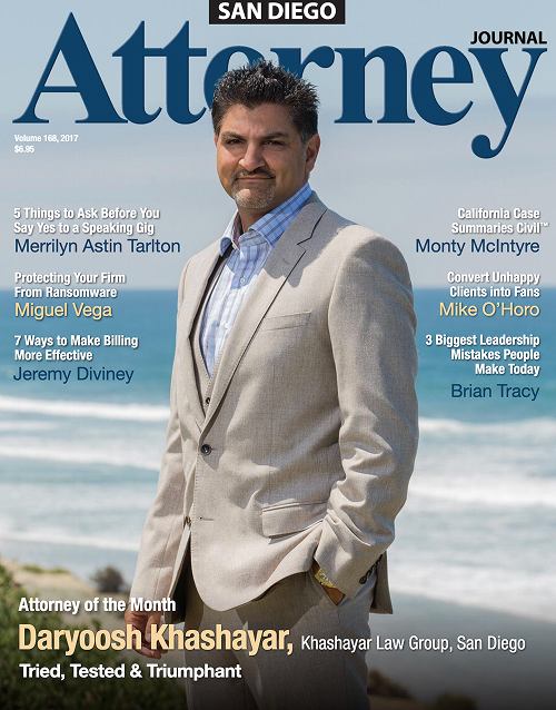 Attorney Journal San Diego 2017 cover feature