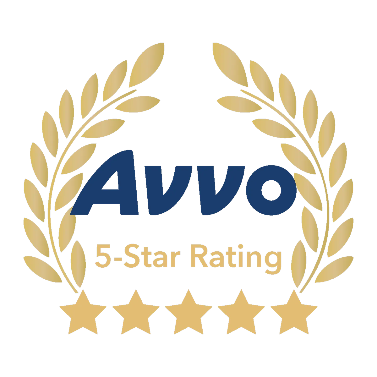 Avvo 5-Star Rating badge for Khashayar Law Group