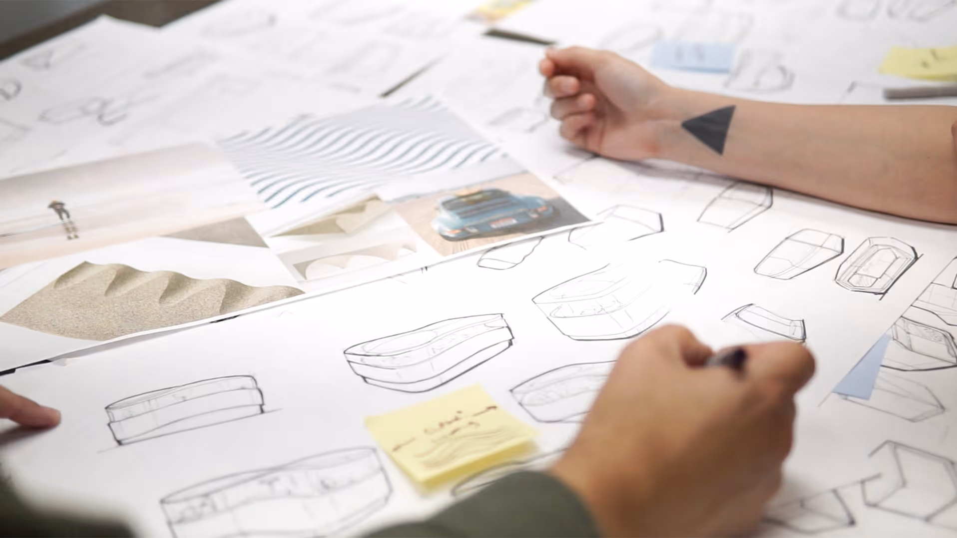 Industrial design concept sketches for the Encodia protein analysis system by Speck Design.
