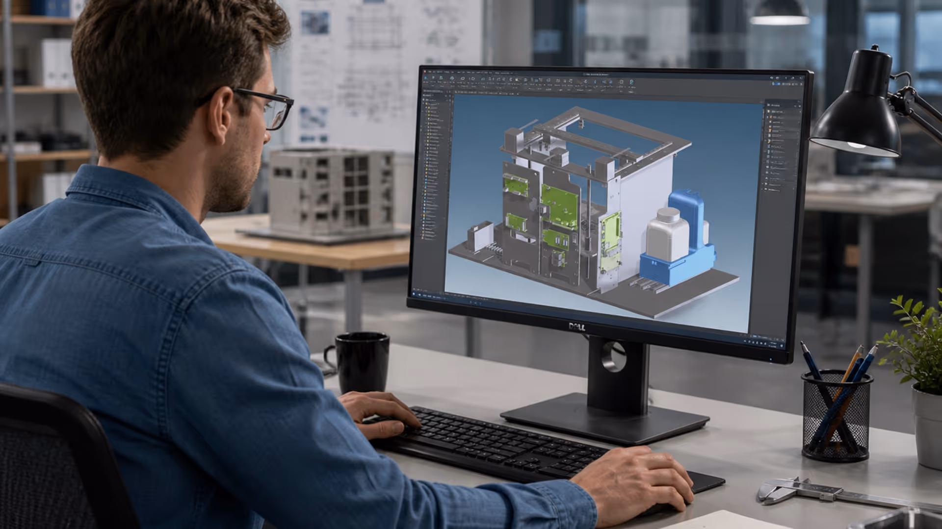 Mechanical engineering development for the Encodia medical device housing and internal system architecture.