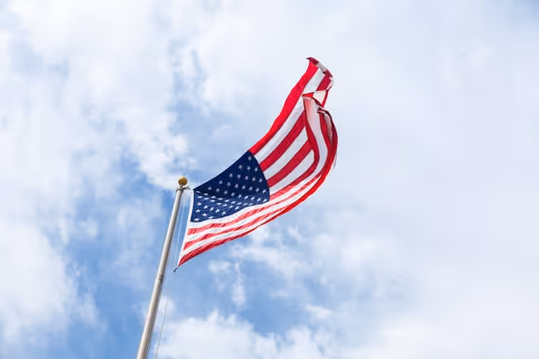 Patriotic American Flag