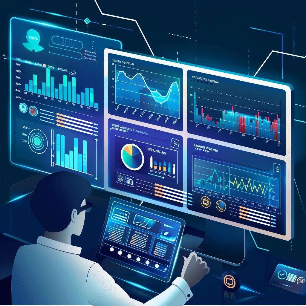 AI tools analyzing social media metrics for law firm reputation management