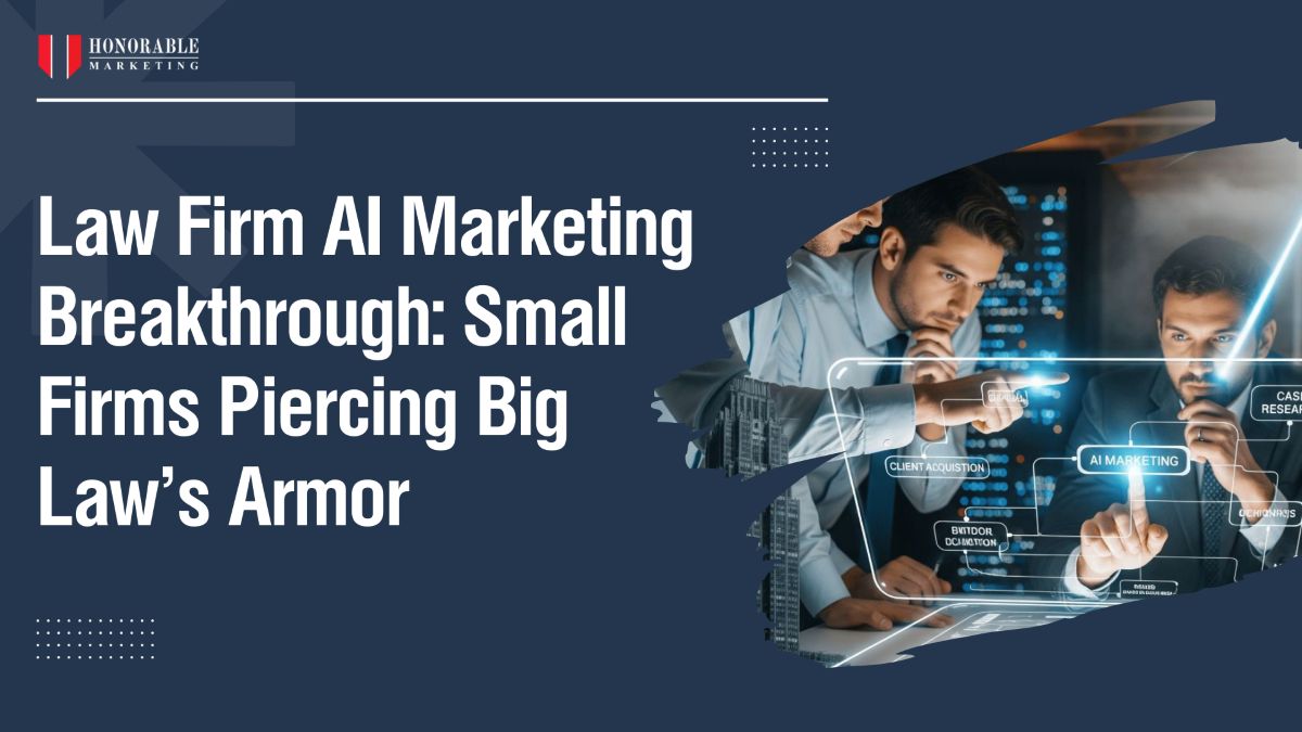 Law Firm AI Marketing Breakthrough: Small Firms Piercing Big Law’s Armor