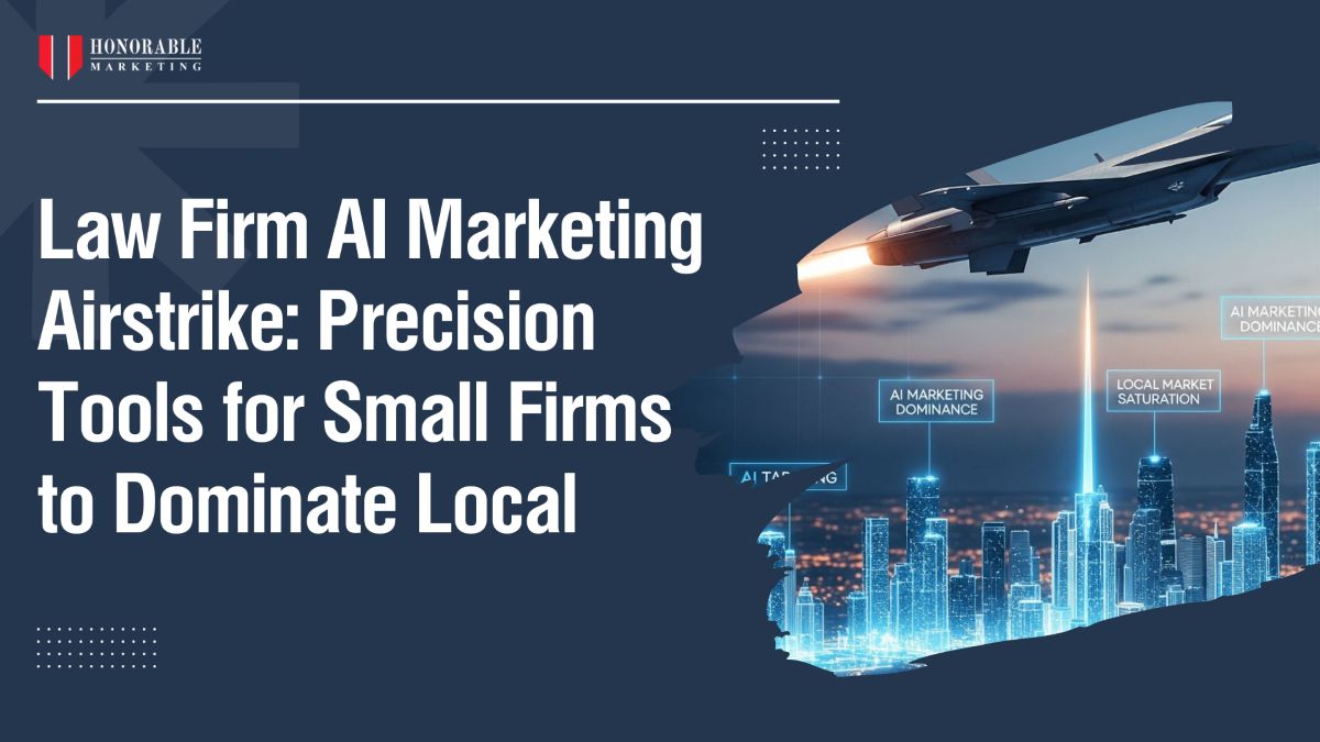 Law Firm AI Marketing Airstrike: Precision Tools for Small Firms to Dominate Local