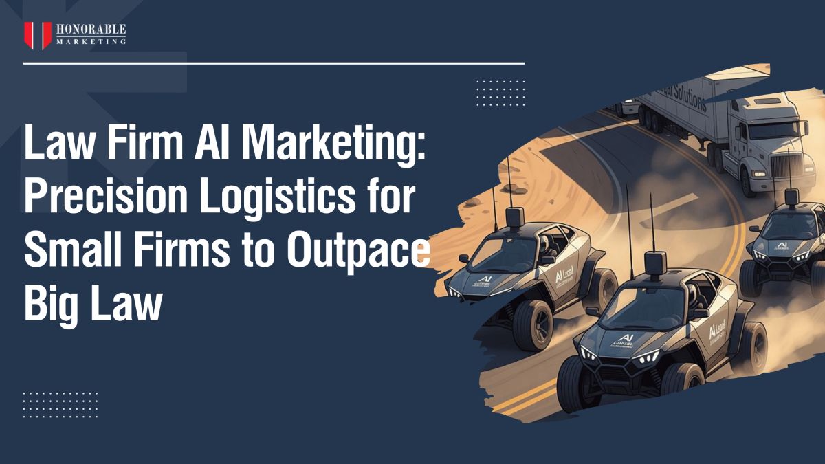 Law Firm AI Marketing: Precision Logistics for Small Firms to Outpace Big Law