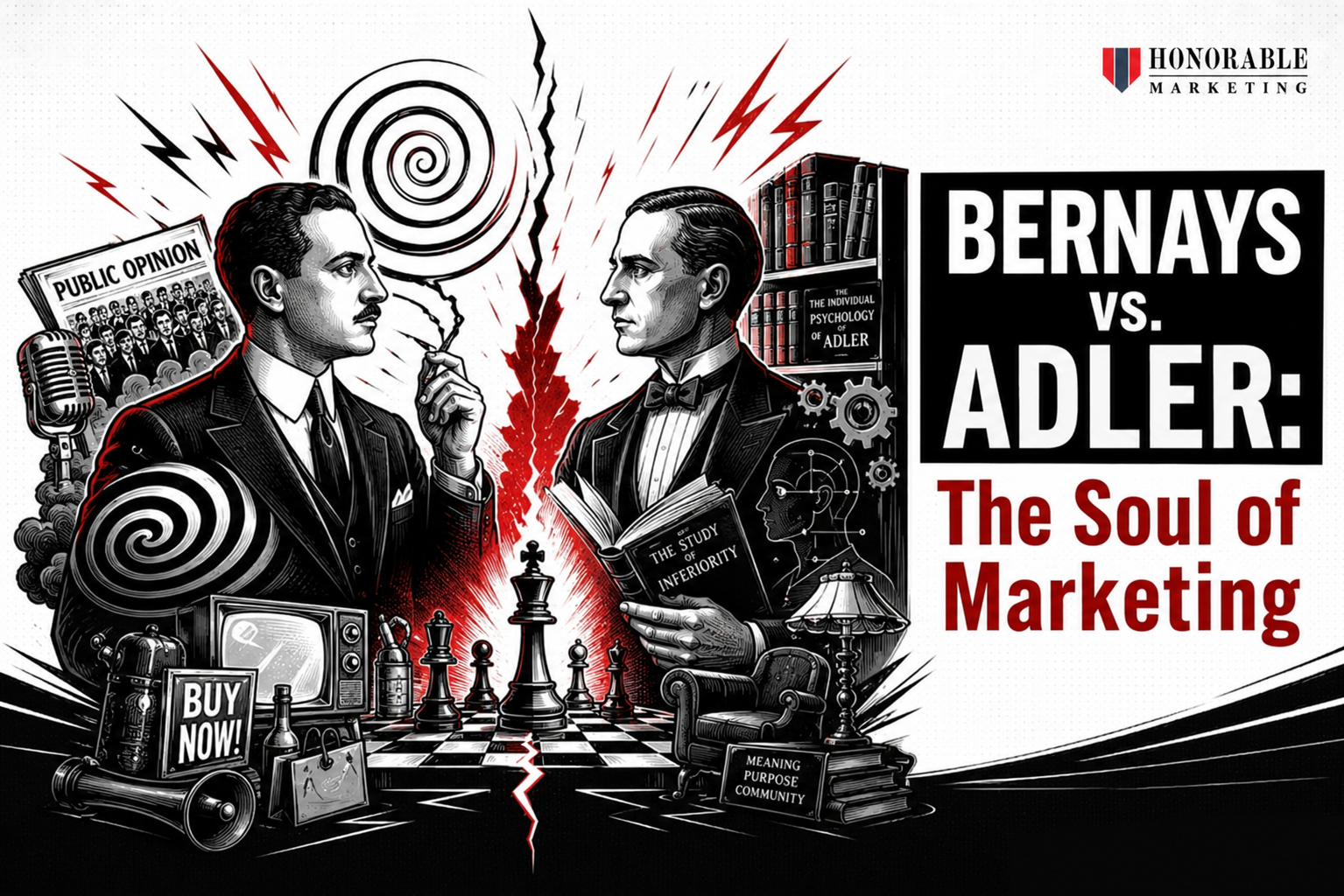 BERNAYS vs. ADLER: The Soul of Marketing