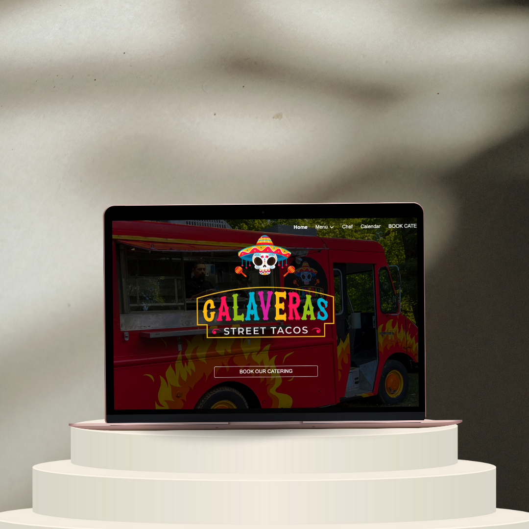 website design for taco truck in philadelphia