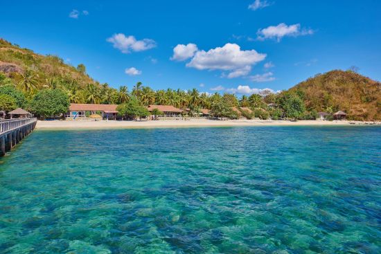 Cocotinos Sekotong in Lombok: Beach from the sea