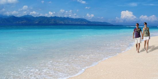 Vila Ombak à Gili:  beach