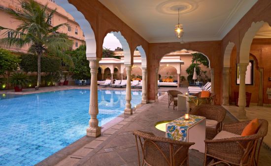 Samode Haveli à Jaipur:  Swimming pool