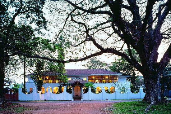 The Malabar House in Kochi: the malabar house at night