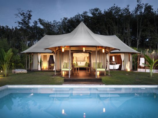 9 Hornbills Tented Camp à Ko Yao: Tented Pool Villa