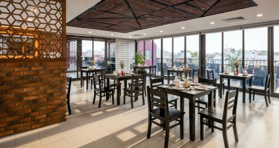 MK Premier Boutique Hotel à Hanoi: Restaurant & Bar