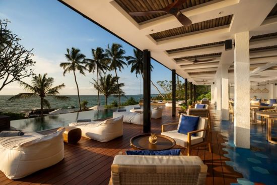 Ahu Bay à Ahungalla:  View from the lounge