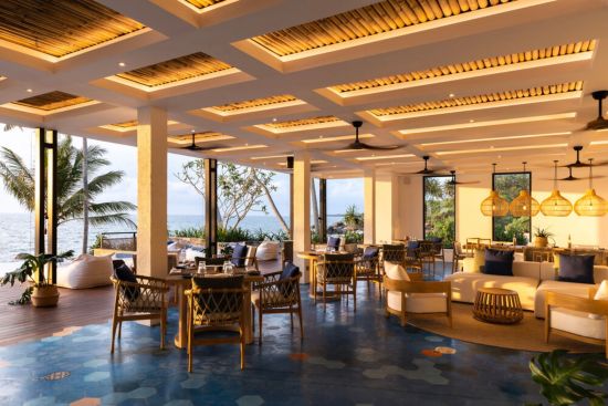 Ahu Bay à Ahungalla:  restaurant
