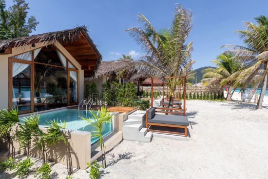 Irene Resort Koh Lipe à Ko Lipe: Sun Beachfront Pool Villa