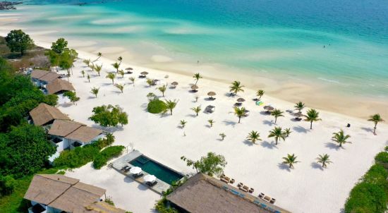 The Secret Garden Koh Rong: Resort bird view