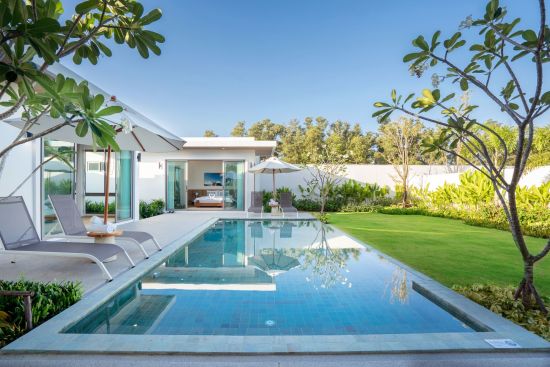 Escape Villas in Phuket:  Deluxe Garden Pool Villa 2-BR